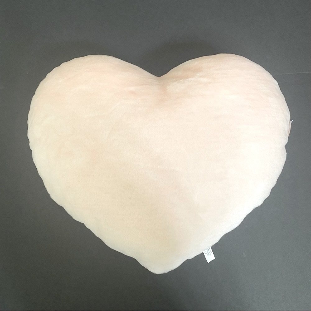 Heartwarmers “I Love You!” Heart Shaped Plush Pillow Light Pink Decorative